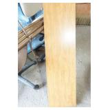 dining room table, 6 chairs, 2 leaf