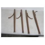 metal table legs 28" long