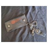 Harley Davidson Lot (Leather Wallet, Cell Phone Holder, Patches, & Cup Cake Wraps)