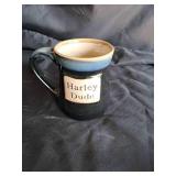 Harley Davidson Coffee mug lot, & 1 Piggy Bank