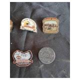 Harley Davidson lot (2 Patches, 14 Jacket Pins)