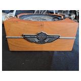 Harley Davidson Coaster Set & Non HD Bike watch/bike replica