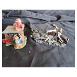 Harley Davidson Little Cruisers (2) & 2 Bike Non HD ceramic set