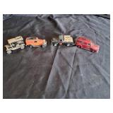 Harley Davidson set of 4 coin Bank cars