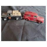 Harley Davidson set of 4 coin Bank cars