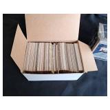 Sports Card Collection -- Upper Deck 1991 Football Premier Edition, 100 Assorted Baseball Cards, Box Full of Random Baseball Cards