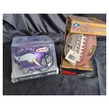Vikings Adam Thielen Signed Mini Helmet, Wilson Mini Football