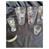 Vikings Glassware collection, shot glass, beer glasses, coffee cups
