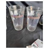 Vikings Glassware collection, shot glass, beer glasses, coffee cups