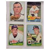 Lot of 20 1965 Vintage Topps Baseball Cards