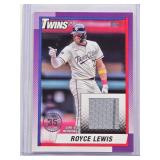 Royce Lewis 2024 Topps 35th Anniversary Baseball Relic Card