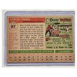 Carlos Paula 1955 Vintage Topps Baseball Card No. 97