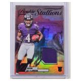 Zay Flowers 2023 Panini Zenith Rookie Relic - Stallions - No. RS-ZFL
