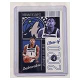 Anthony Edwards Rookie 2020-21 Panini NBA Hoops Cl;ass of 2020 No. 2