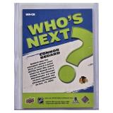 Connor Bedard 2023-24 Rookie  NHL Upper Deck Who