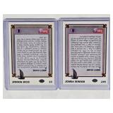 Lot of 2 Brett Favre Rookie Cards Star Rookie and Rookie Force