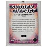 Victor Wembanyama Rookie 2024 Topps Chrome Sudden Impact Logofractor SP No. SI-1