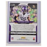 Anthony Barr 2020 Panini PRIZM Orange Refractor Football Card No. 221, Numbered 1/249
