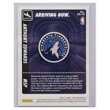 Anthony Edwards Rookie Blue SP NBA Hoops "Arriving Now" No. SS-19