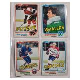 Lot of 20 1981 Vintage Topps NHL Hockey Cards
