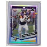 Justin Jefferson 2021 Panini Donruss Silver Holoe Optic  #125