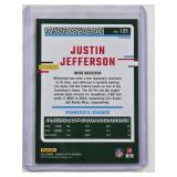 Justin Jefferson 2021 Panini Donruss Silver Holoe Optic  #125