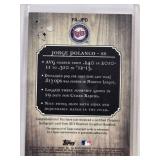 Jorge Polanco 2014 Rookie On Card Auto Bowman Inception No. JPO