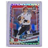 Joe Burrow 2023 Donruss Optic Silver Holo No. 42