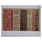 Lot of 6 Vintage 1969 NBA Basketball Cards