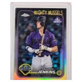 Walker Jenkins 2024 Rookie Refractor Fort Myers Mighty Mussels Pro Debut No. PDC-196
