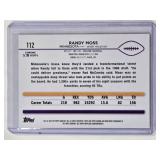 Randy Moss 2024 Topps Chrome Refractor No. 112