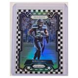 Derrick Hall 2023 Rookie Panini Prism Checkerboard SP No. 388