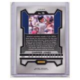 Chipper Jones 2024 Panini Prizm Blue Cracked Ice No. 15