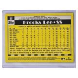 Brooks Lee 2025 Rookie Topps Chrome Mojo Purple Refractor No. T90C-49