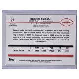 Boomer Esiason 2024 Topps Chrome Green Refractor  No. 27, Numbered 84/99