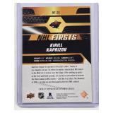 Kirill Kaprizov Rookie 2020-21 Upper Deck NHL Firsts No. NF-28