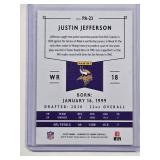 Justin Jefferson Rookie Teal SP 2020 Panini Chronicles No. PA-23