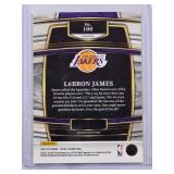 LeBron James 2021-22 Panini Select Blue Prizm NO. 100