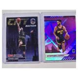 Lot of 2 Stephen Curry Cards - NBA Hoops City Edition & Panini Chronicles Xr
