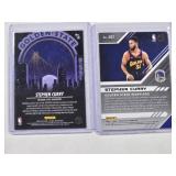 Lot of 2 Stephen Curry Cards - NBA Hoops City Edition & Panini Chronicles Xr