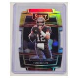 Tom Brady 2021 Panini Die Cut Prizm Select Concourse No. 1