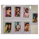 Lot of 7 Vintage Basketball Trading Cards from 1969