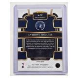 Anthony Edwards 2023-24 Prizm Select Orange Shimmer No. 37 Concourse