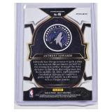 Anthony Edwards 2022-23 Panini Select Concourse Red Cracked Ice No. 46