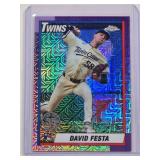 David Festa 2025 Rookie Topps Chrome Mojo No. T90C-90