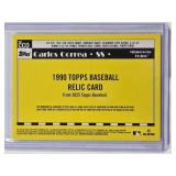 Carlos Correa 2025 Topps Relic Game Used Memorabilia Card CC0