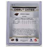 Brock Faber 2023-24 Rookie Upper Deck Series 1 Debut Dates  No. DD-15
