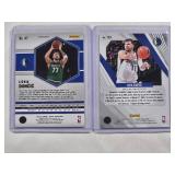 Lot of 2 Luka Doncic Panini Cards - Phoenix No. 157, Mosaic Prizm No. 47