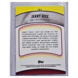 Jerry Rice Legends of the Gridiron 2024 Topps Chrome Refractor No. LOG-8