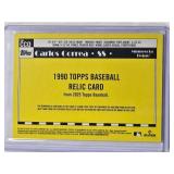 Carlos Correa 2025 Topps Game-Used Memorabilia Relic Card